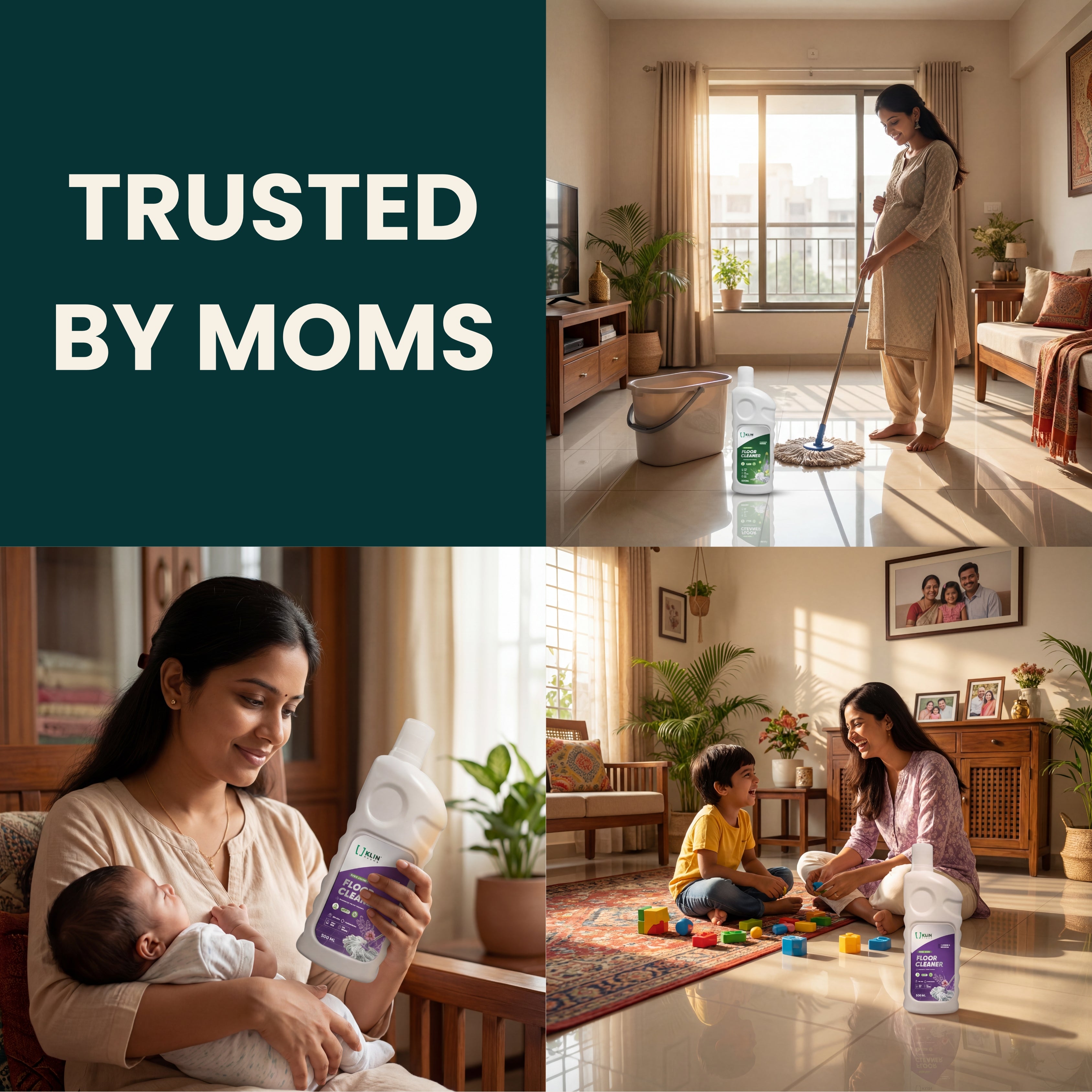 Floor Care Duo -Baby-Safe, Non-Toxic & Chemical Free , plant based