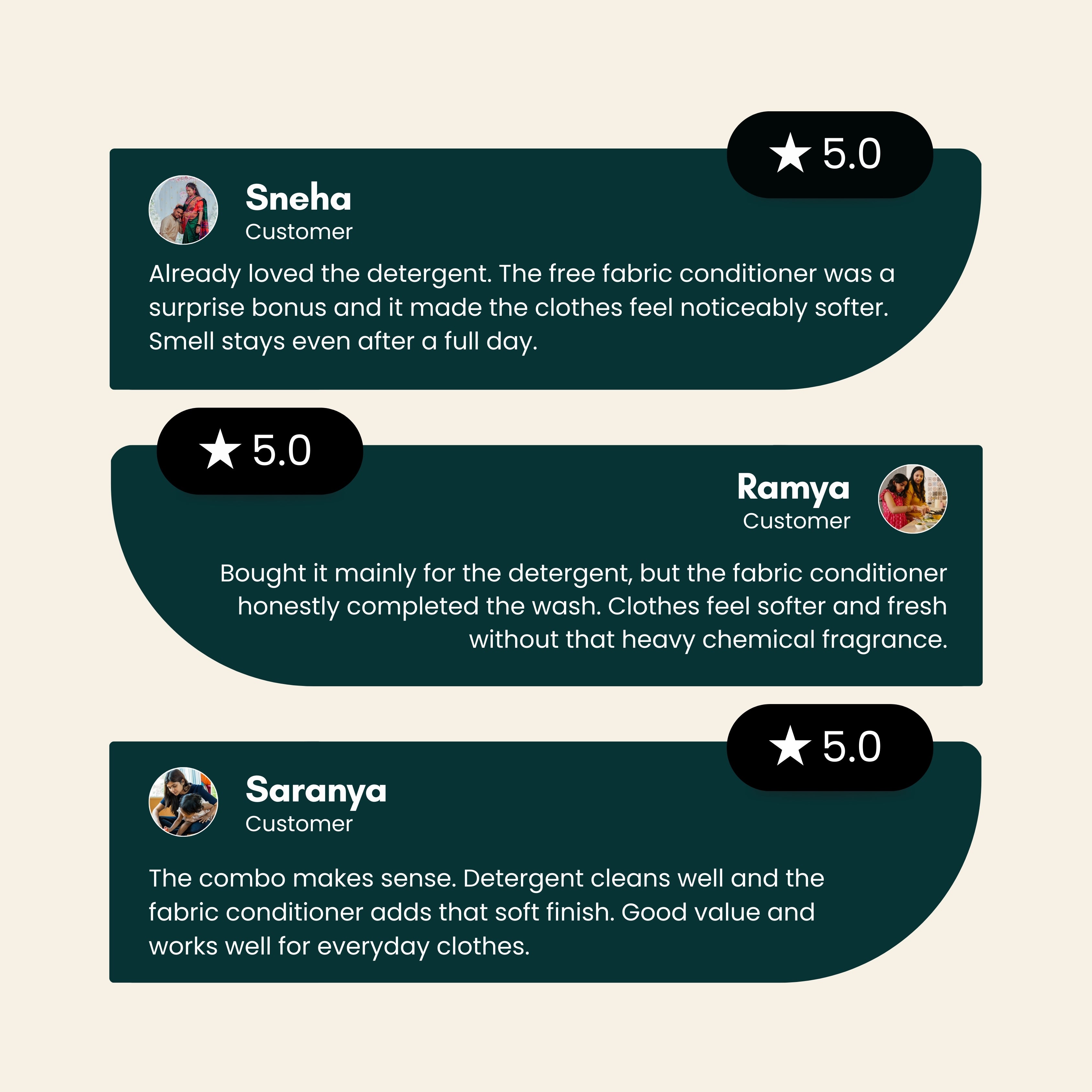 Gentle Laundry Care Combo-Buy2Get1Free |Skin-Safe, Non-Toxic & Gentle Softness