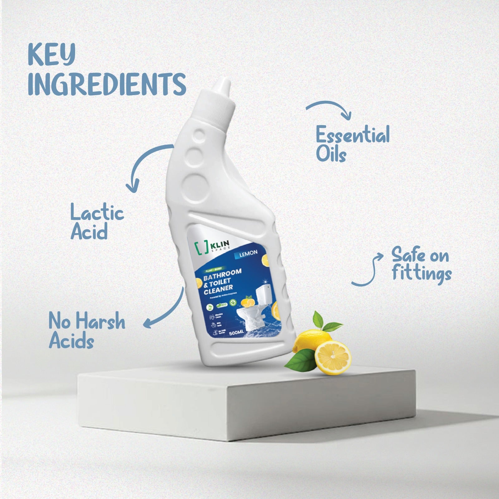 BATHROOM & TOILET CLEANER 2-in-1 - Plant-Based, Non-toxic & Skin-safe