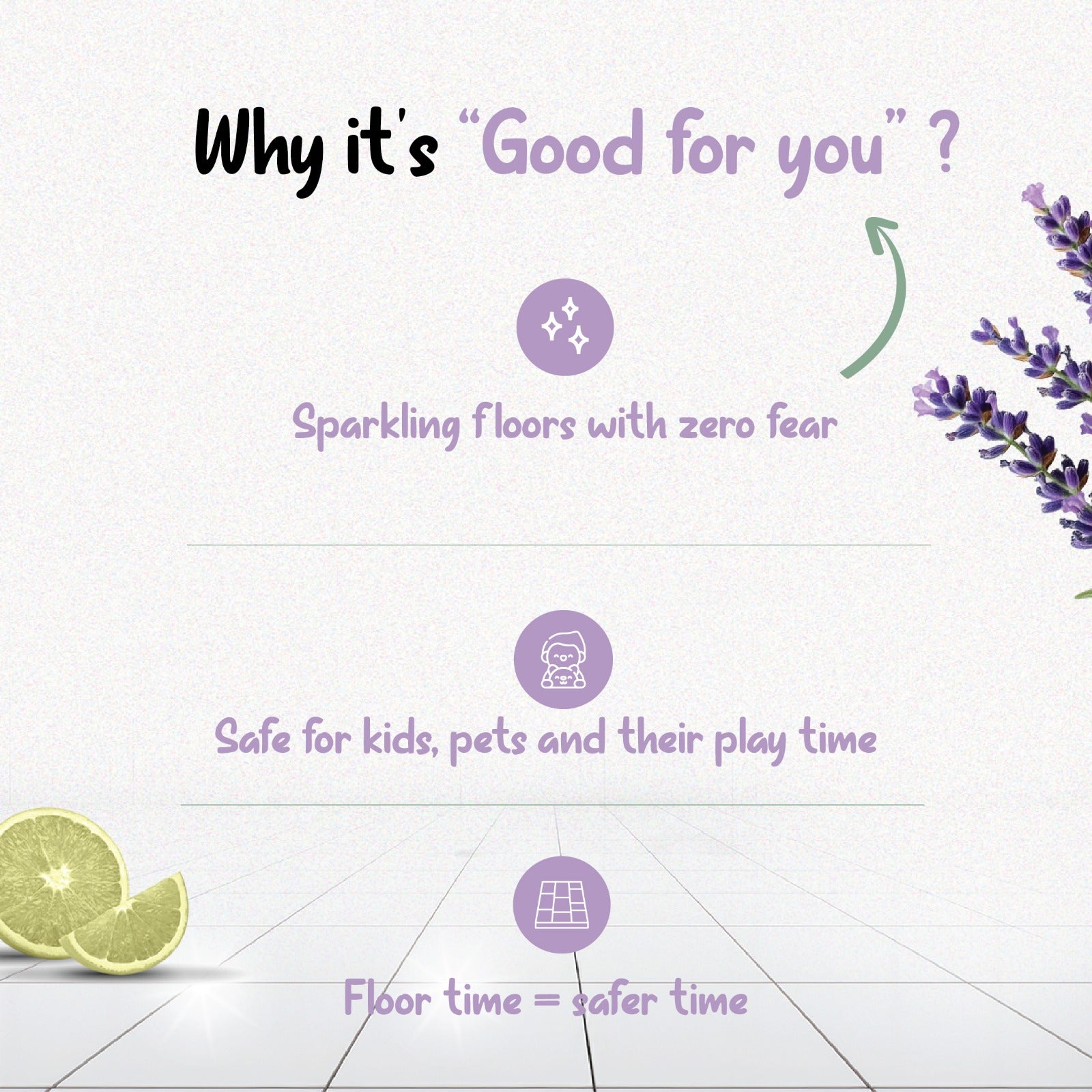 FLOOR CLEANER - Plant-Based, Non-toxic & Skin-safe