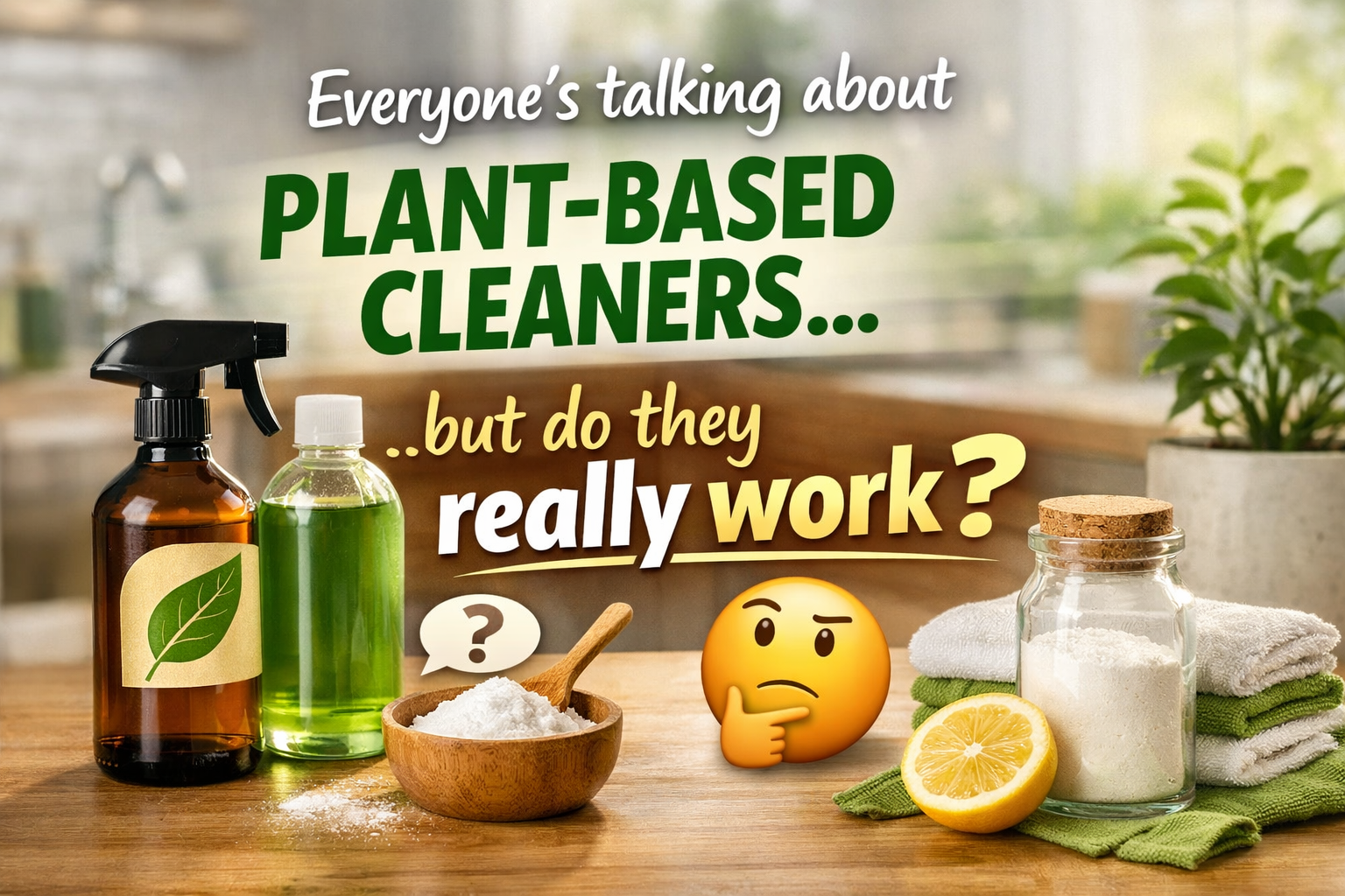 Everyone’s talking about plant-based cleaners but do they really work?