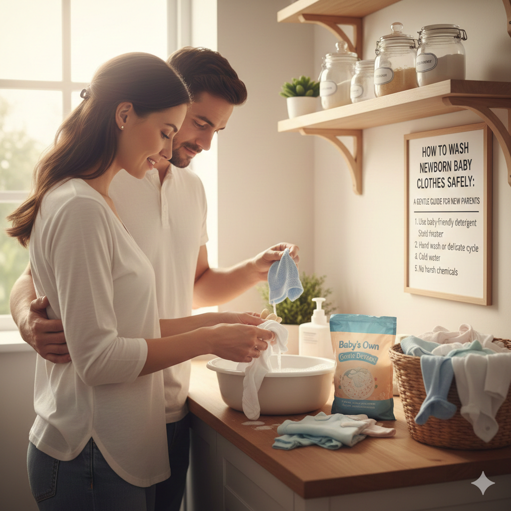 How to Wash Newborn Baby Clothes Safely: A Gentle Guide for New Parents