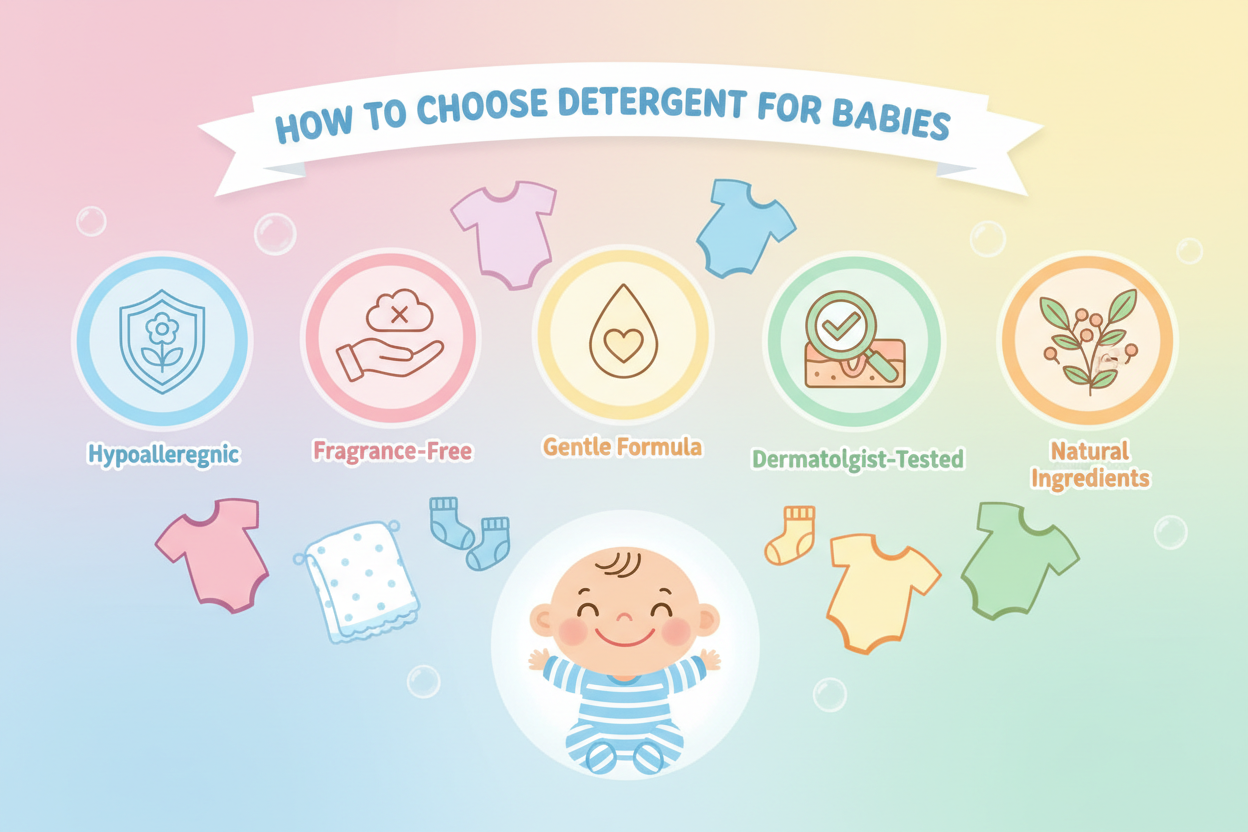 How to Choose a Baby-Safe Laundry Detergent ?