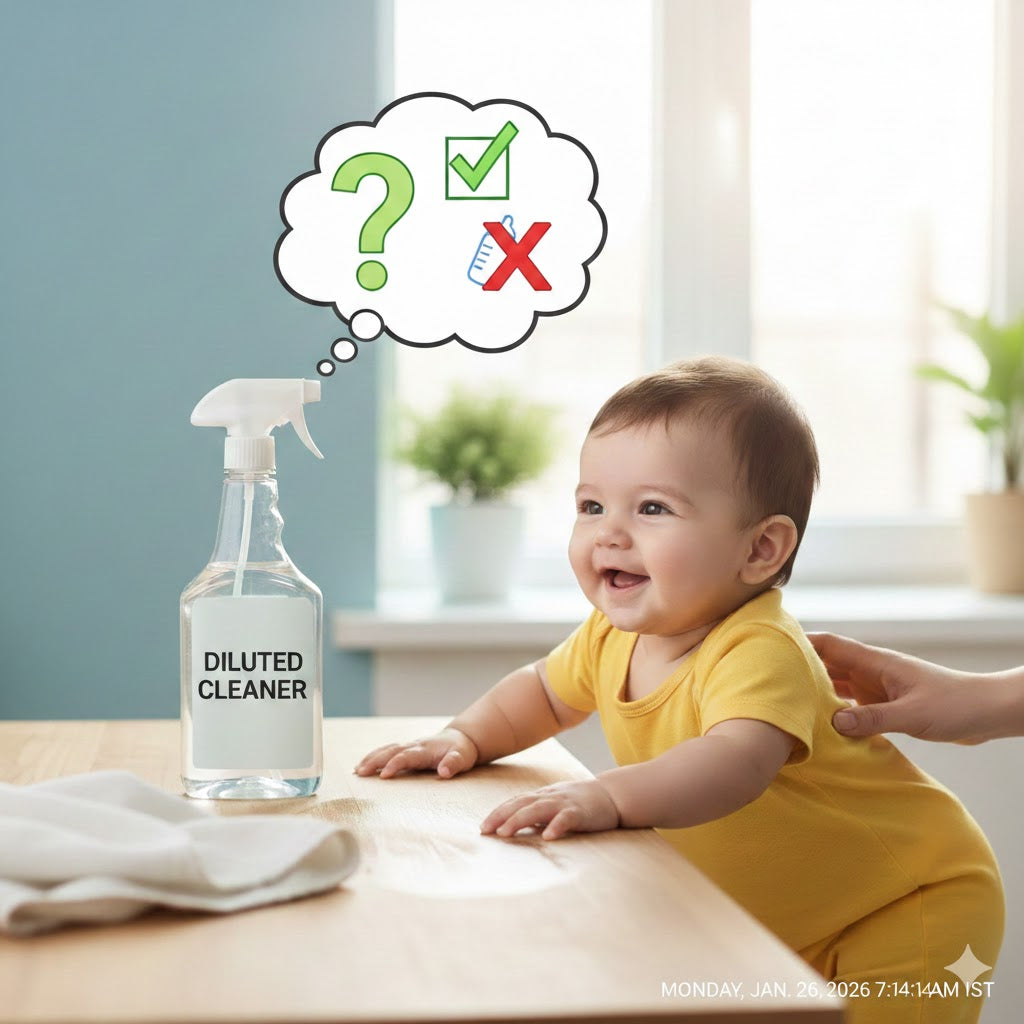 Are Diluted Cleaners Really Safe for Babies?