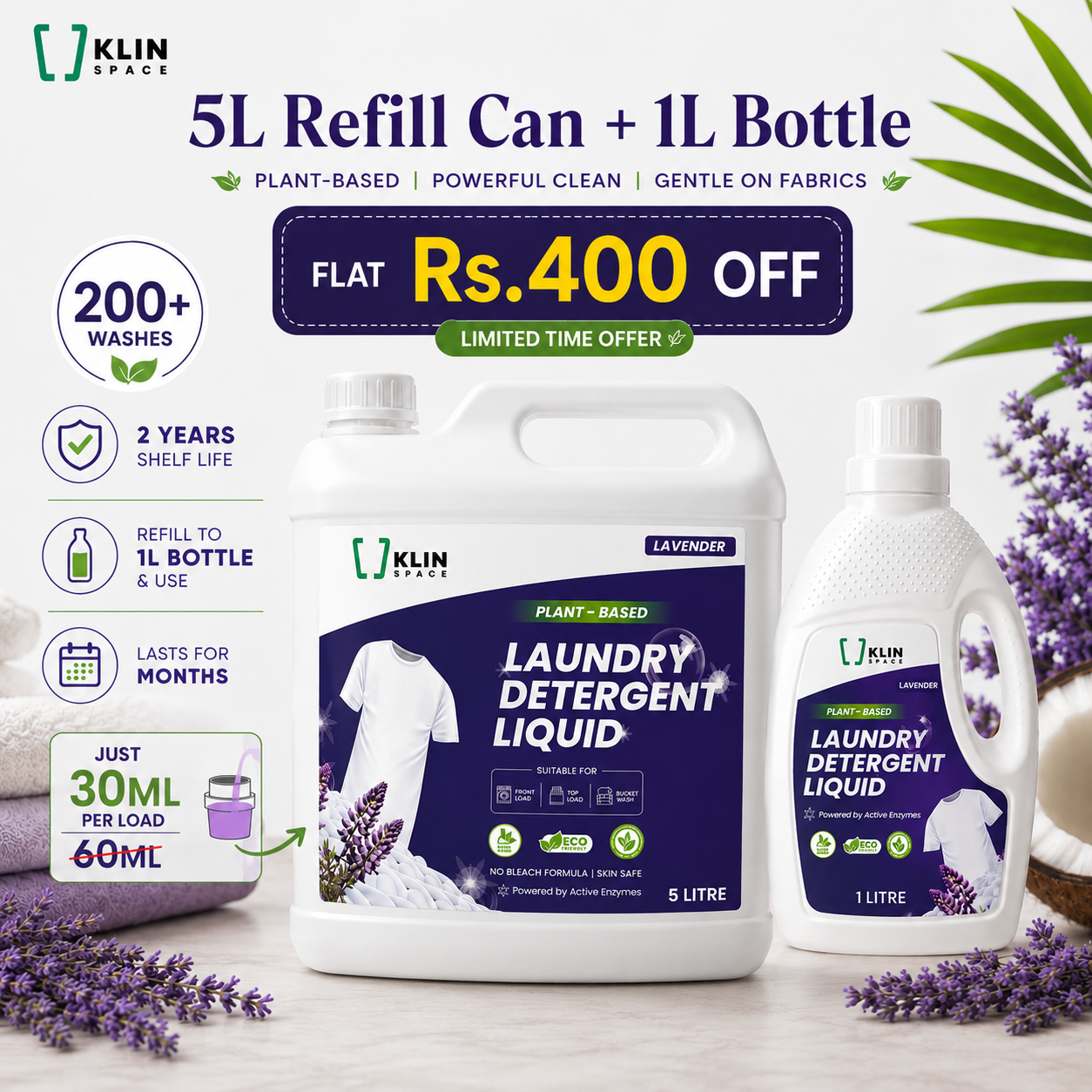 Laundry Detergent Liquid - Smart Refill