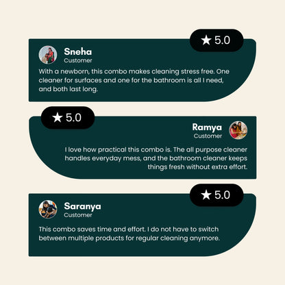 Whole Home Starter Combo Chemical-Free,Baby-Safe, Non-Toxic