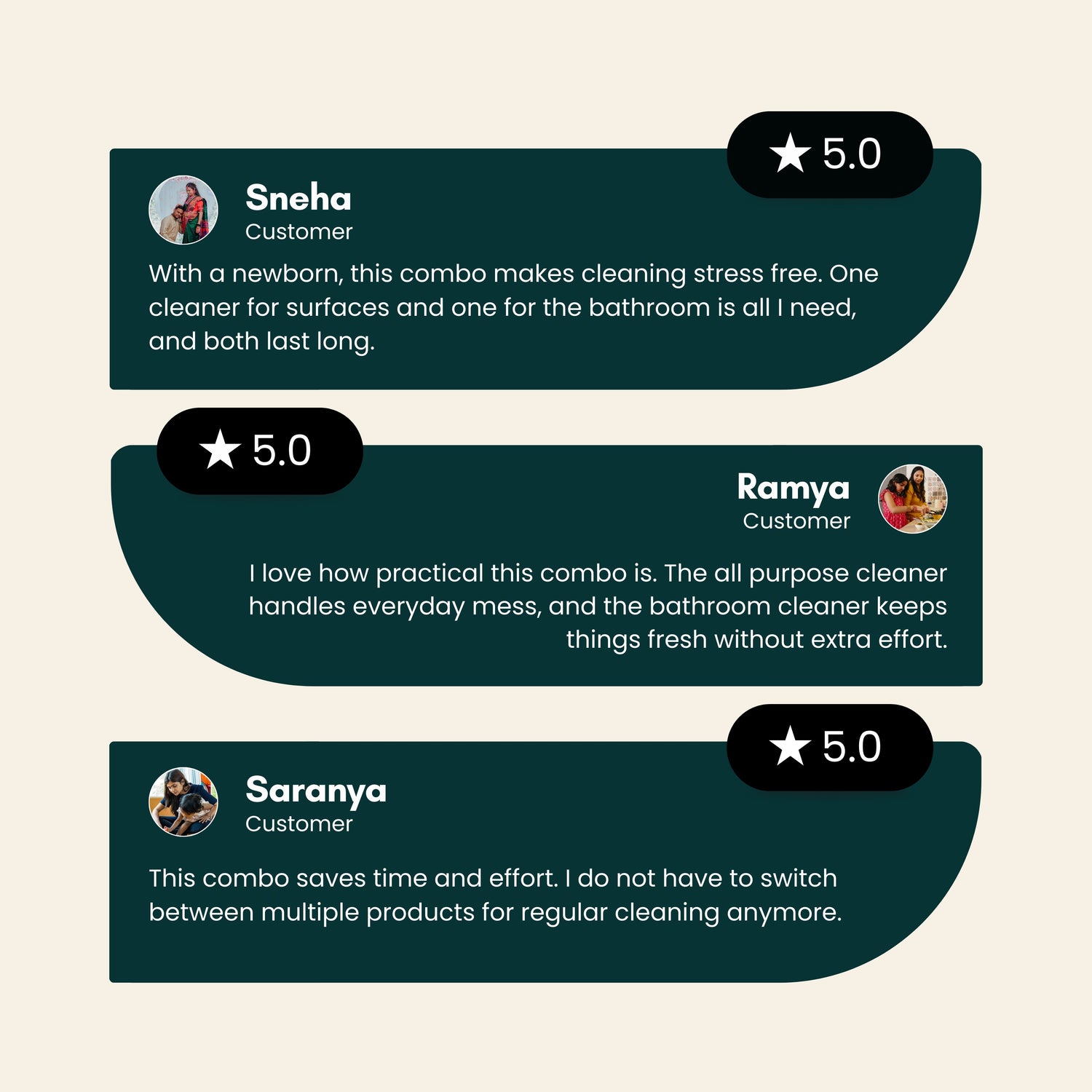 Daily Clean Essentials Combo Non-Toxic, Plant-Based ,Skin-Safe &amp; Eco-Friendly