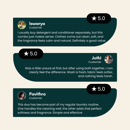 Laundry Essentials Combo- Baby-Safe &amp; Allergy-Friendly