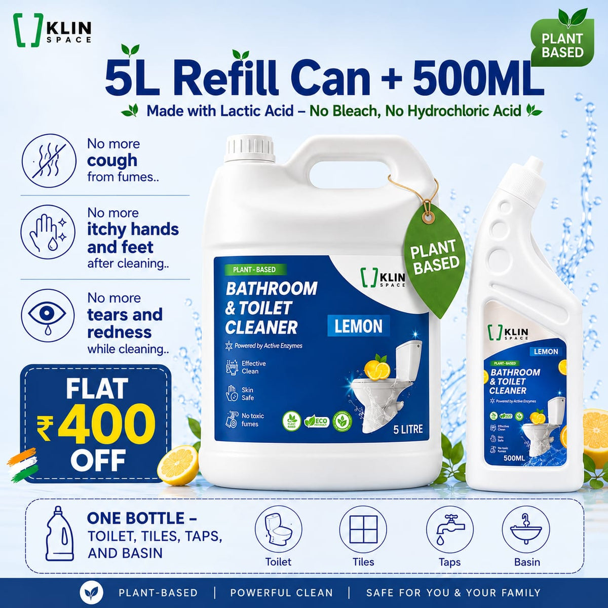 Bathroom &amp; Toilet Cleaner - Smart Refill